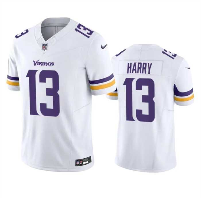 Men & Women & Youth Minnesota Vikings #13 NKeal Harry White 2023 F.U.S.E. Vapor Untouchable Limited Jersey